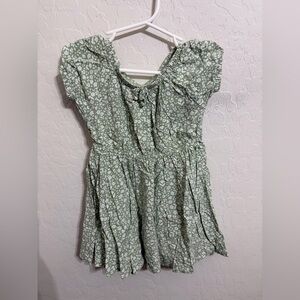 Epic Threads Green Floral Kids Dress